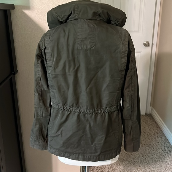 GAP Outdoor Edition Army Green Khaki Parka/Utility Jacket - Size XS - Picture 6 of 11